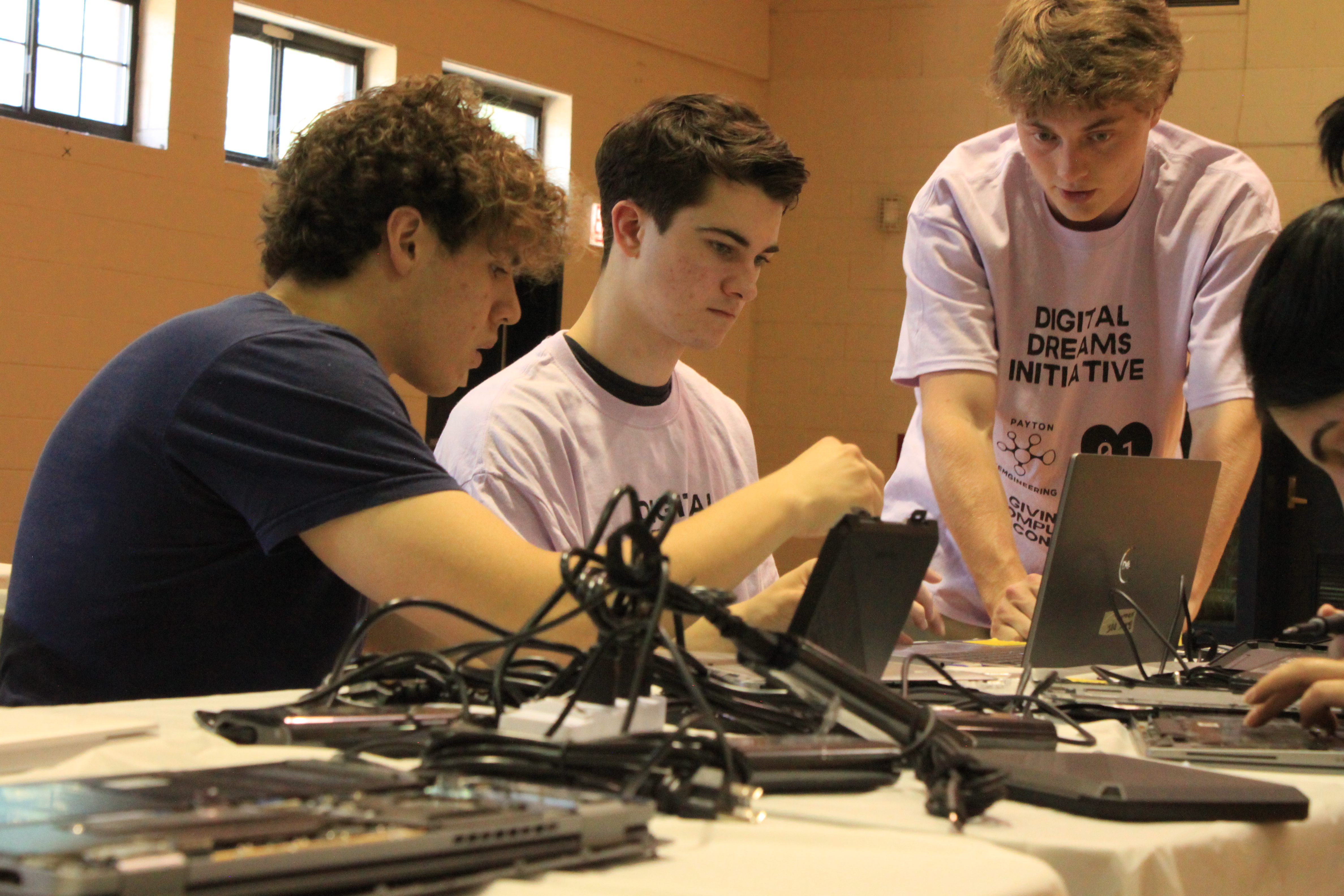 Jack doing community service work